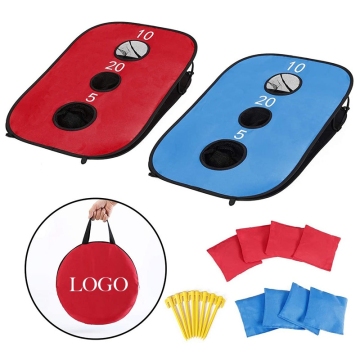 Portable Outdoor Folding Cornhole Game Set for Parks & Backyards