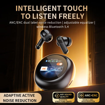 LINX TWS earphone with black color anc noise cancel earphone