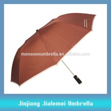 two fold umbrella auto open function pongee fabric