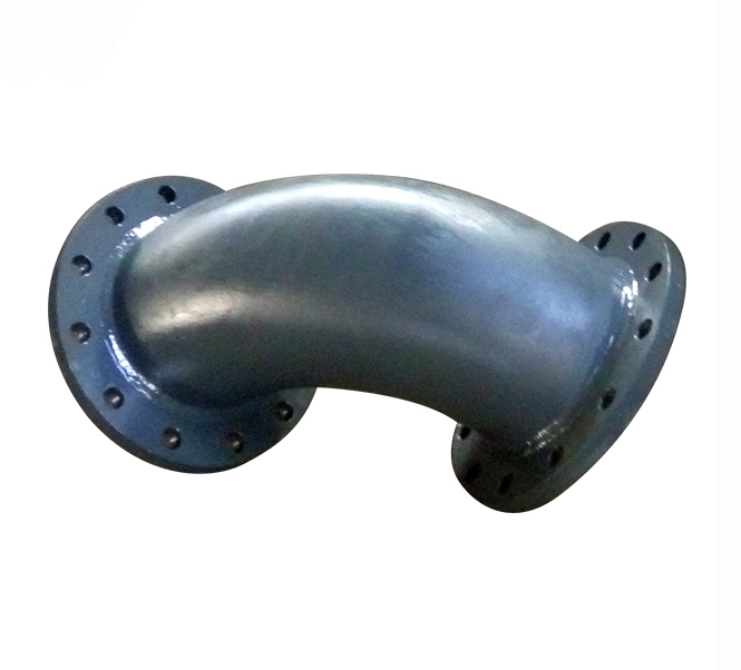 ductile cast iron pipe elbow fitting double flange bend 11.25-90 degree elbow sleeves