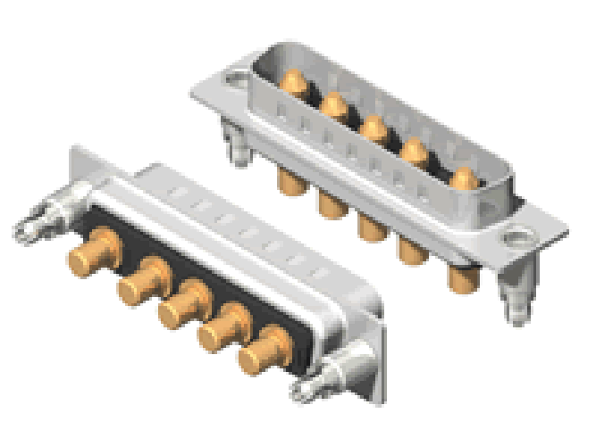 Power D-SUB 5W5 Male DIP Straight Solder Cup