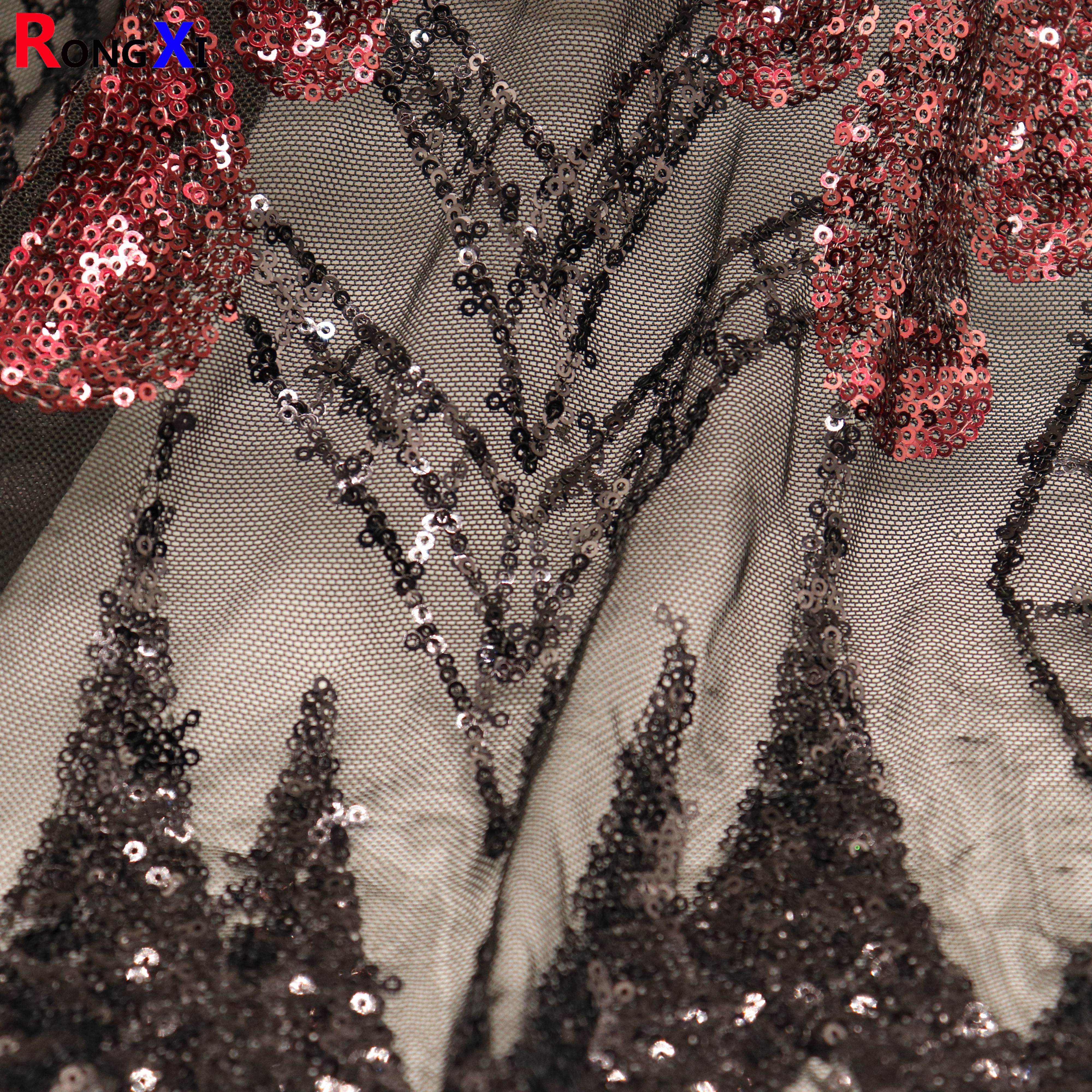 RXF1721 Tessuto jacquard multifunzionale da 3 mm con paillettes con ottimo prezzo