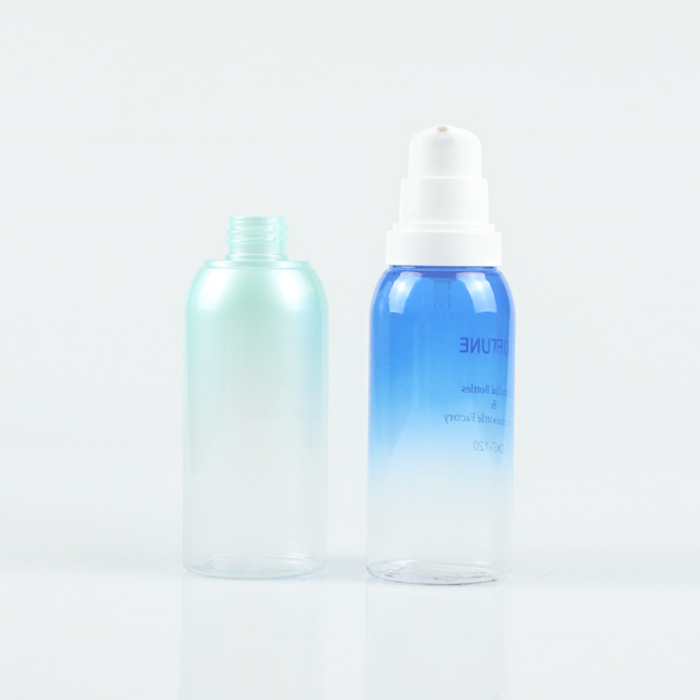 Lozione cosmetica per petg in plastica che cambia gradualmente colore da 250 ml