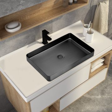 Modern Black Handmade Kitchen Bathroom Sink