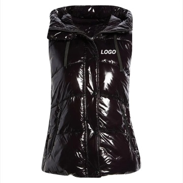 Sleeveless Ladies Gloss Jacket