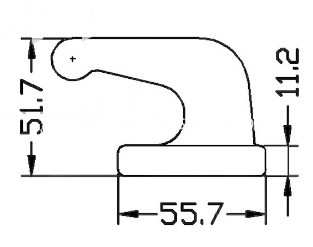 Semitrailer Hook Semi-Trailer Rope Hook 