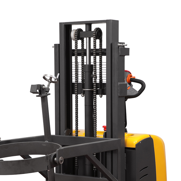 รถยกแบบหมุนถังไฟฟ้าแบบเต็มรูปแบบ Full Electric Drum Rotator Stacker