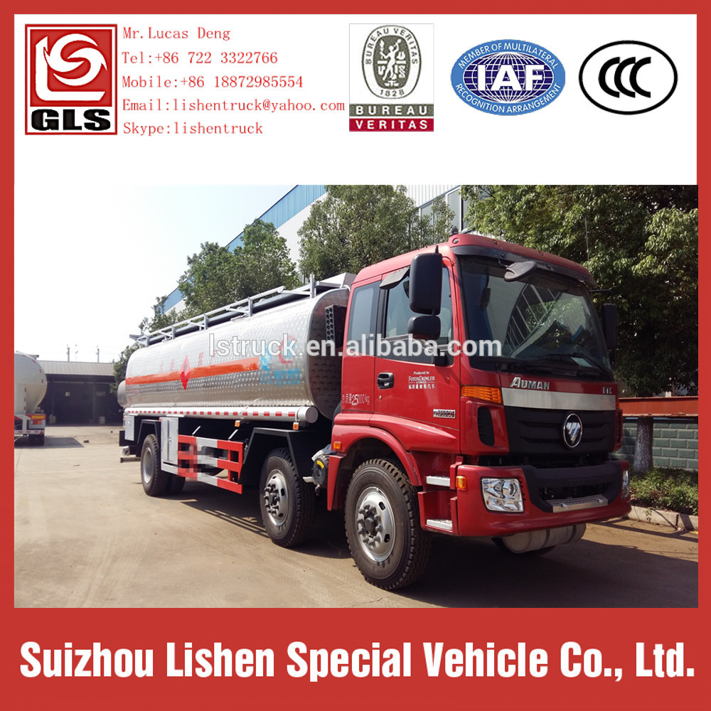 Aluminum Alloy Fuel Tanker Truck Oil Trailer