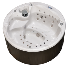 2017 year Luxury design 6 person balboa system outdoor freestanding acrylic whirlpool massage round hot tub