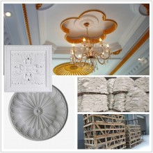 Living room waterproof interior decorative plaster ceiling centre fiber dome
