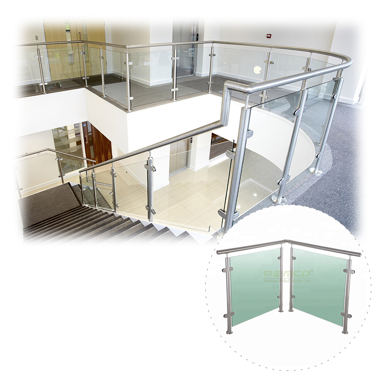 Multipurpose high quality Handrail Stair glass handrail Staircase Balustrade