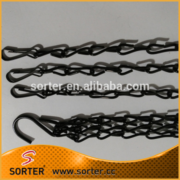 single jack chain stainless steel black chain