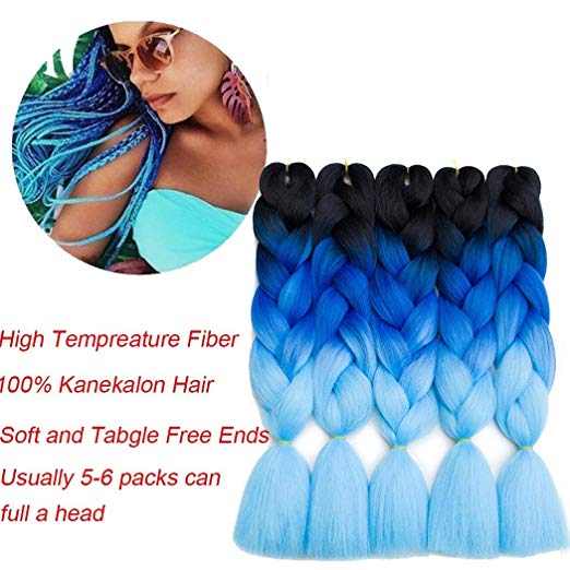 No MOQ 100g 48" high temperature fiber, fast delivery super jumbo braids