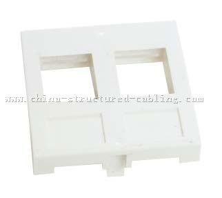 Dual Ports Face Plates 45x45mm