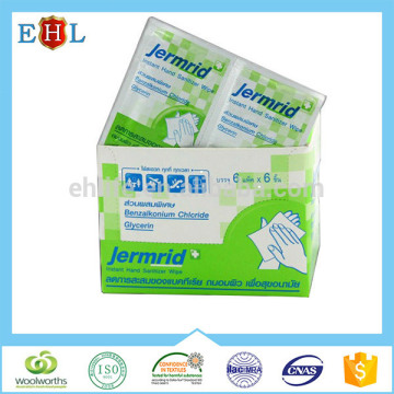 single pack antiseptic wipes