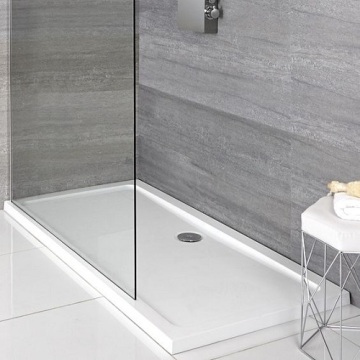 Acrylic Shower Tray With Drainer