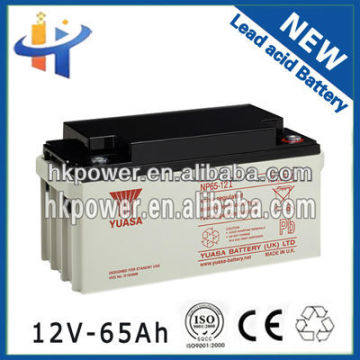 GEL 12v65ah Yuasa Guangzhou Auto battery recycling equipment