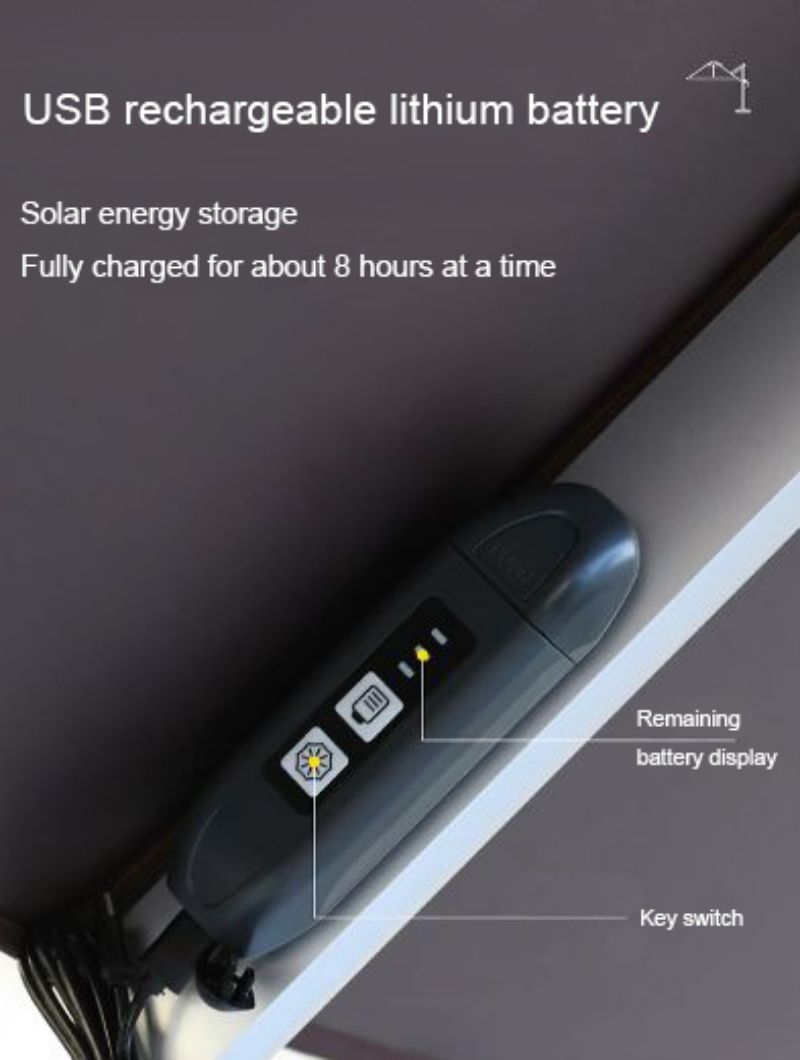 Usb Solar Charging Available