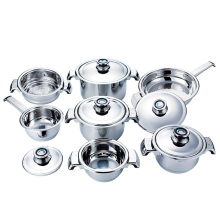 Stainless Steel Non-Stick Surgical Cookware Sets - 16pcs