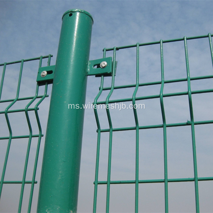 PVC Bersalut Welded Wire Mesh Panel Pagar