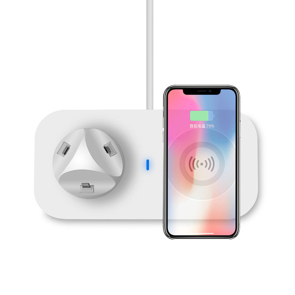 Bezprzewodowa podkładka ładująca Szybka ładowarka iPhone Qi
