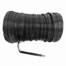 Black Pe Protective Mesh Sleeves , Cable Protection Plastic Mesh