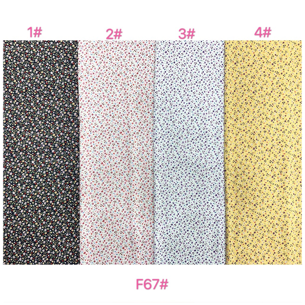 Factory ready goods small floral cute designs cotton printed twill children's cartoon cotton twill fabric