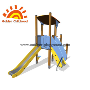 Yellow Slide Outdoor Playground Facility Dijual