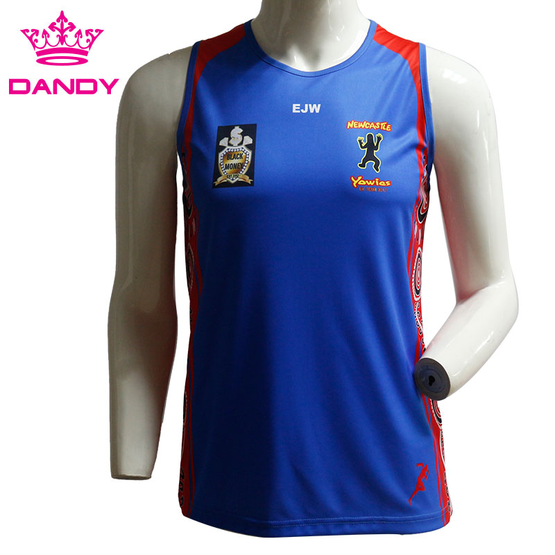 Customized mens running singlets