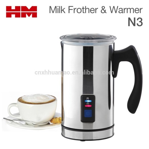 Automatic Electric Stainless Steel Milk Frother & Warmer Jug , Cappuccino Foam Maker, Model N3