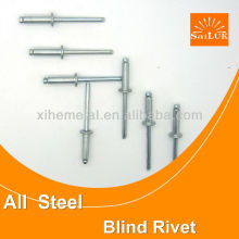 carbon steel rivet head and carbon steel rivet mandrel
