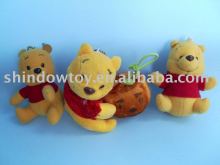 Plush bear with clothes /Plush key chain/Stuffed Plush Toy