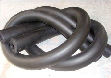 Flexible black NBR PVC rubber foam insulation tube air condition