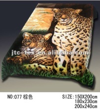 Animal Painted Folding Mink Blanket