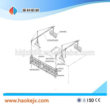 Haoke Construction Equipment Hoist Construction Platform