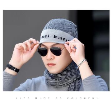 Thickened warm knit hat monochromatic monochromatic hat