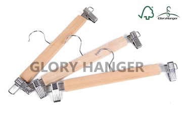 Glory Hanger wood pants hanger,wood trousers hanger
