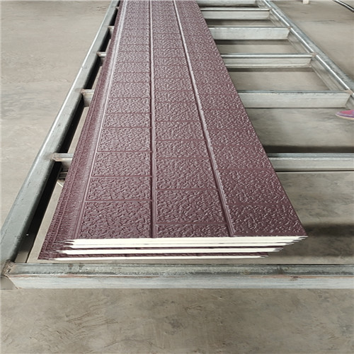 embossed metal Fire proof exterior and interior insulation sandwich panel