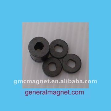 6-pole injection ferrite magnet