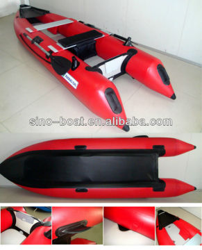 PVC inflatable kayak with motor