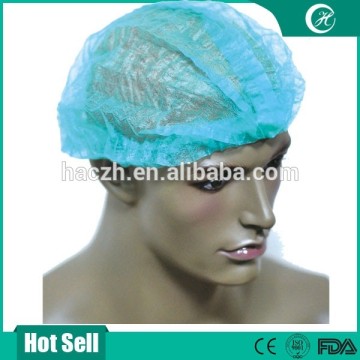 Factory Price 10GSM PP For Medical Use Mob Cap Clip Cap Crimpled Cap