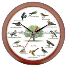 Promotion Bird Music Wall Clock