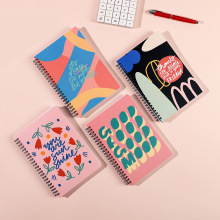 Customizable ULi A5 Size Hardback Spiral Notebook with Simple Cover Design for Students