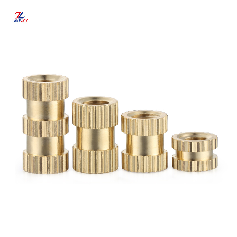 OEM brass copper knurled thread insert nut