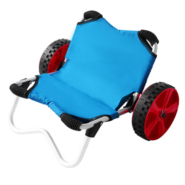 Deluxe Beach Cart: Multi-Functional Utility for Beach, Chair, Fishing, and Kayak Accessory