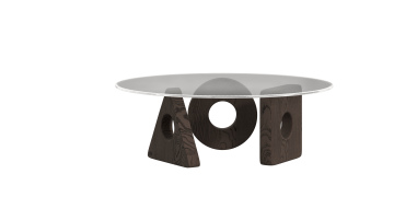 Compact Retro Coffee Table for Small Living Rooms