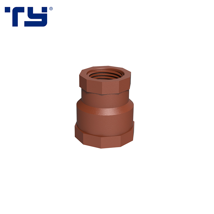 High Quality PP Reducer Socket Threaded Female Reducer Fitting