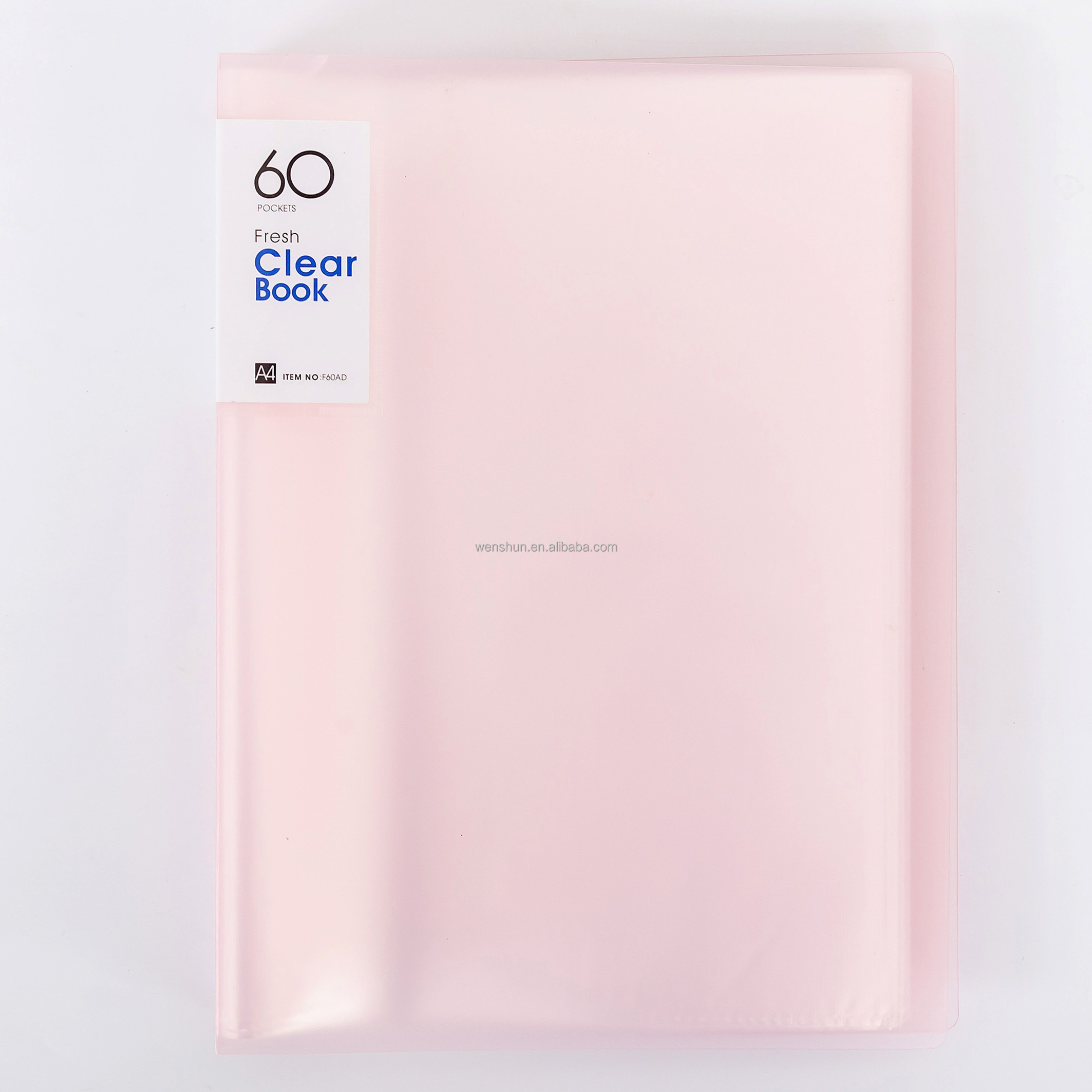 Presentation 20-60 Pockets A4 Display Clear Book File Folder Document Holder Document Folder Plastic Pockets File Folder