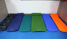 Inflatable Camping Sleeping Pad With Pillow