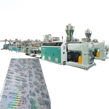 Laminated PVC Roof Decorative Ceiling Tiles Making Machine Line